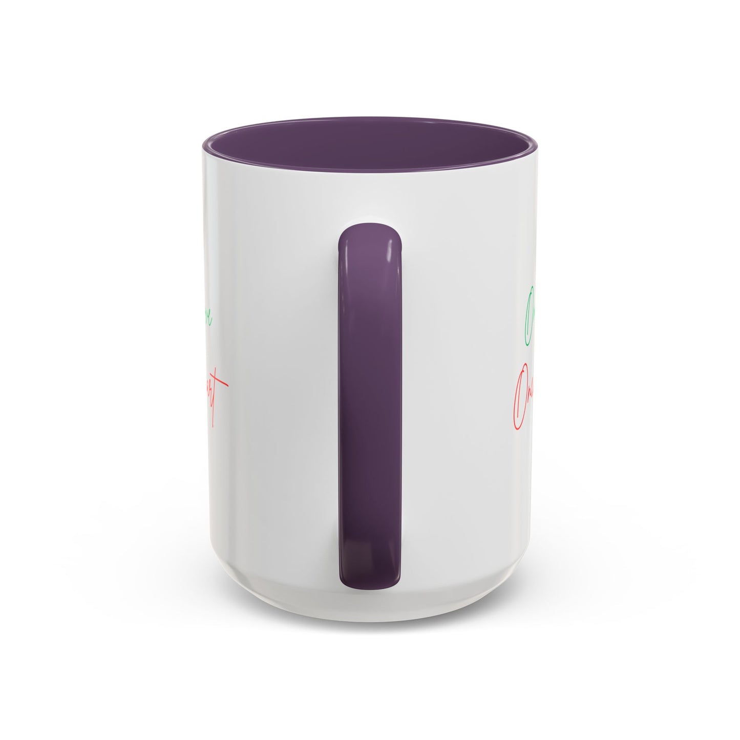 One Love One Heart Accent Coffee Mug — Inspirational Romantic Gift