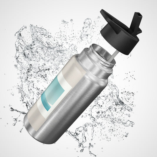 32oz Polar Bear Water Bottle Tumbler – Arctic Ocean Wildlife Travel Bottle
