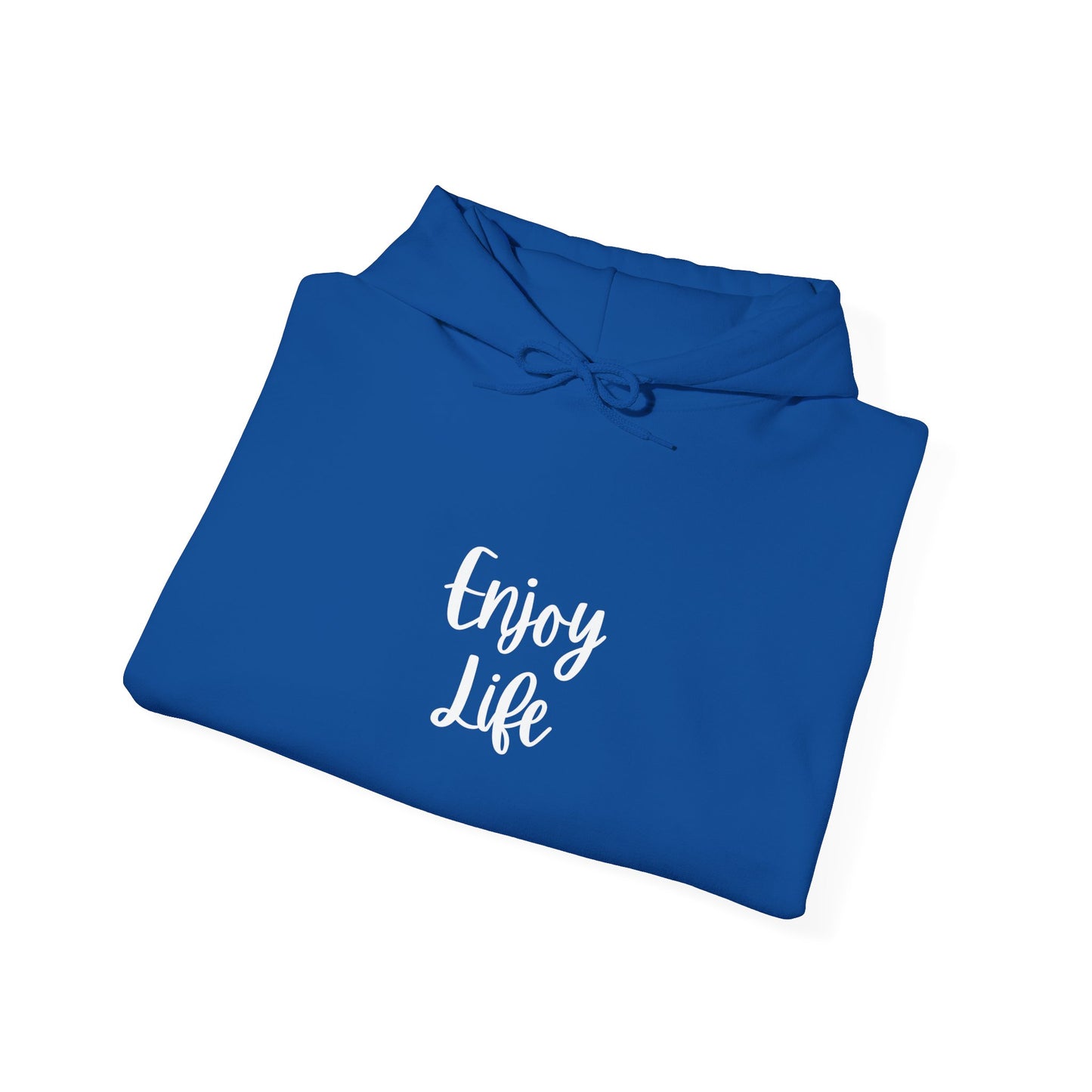 Enjoy Life Hoodie - Minimal Inspirational Graphic Pullover