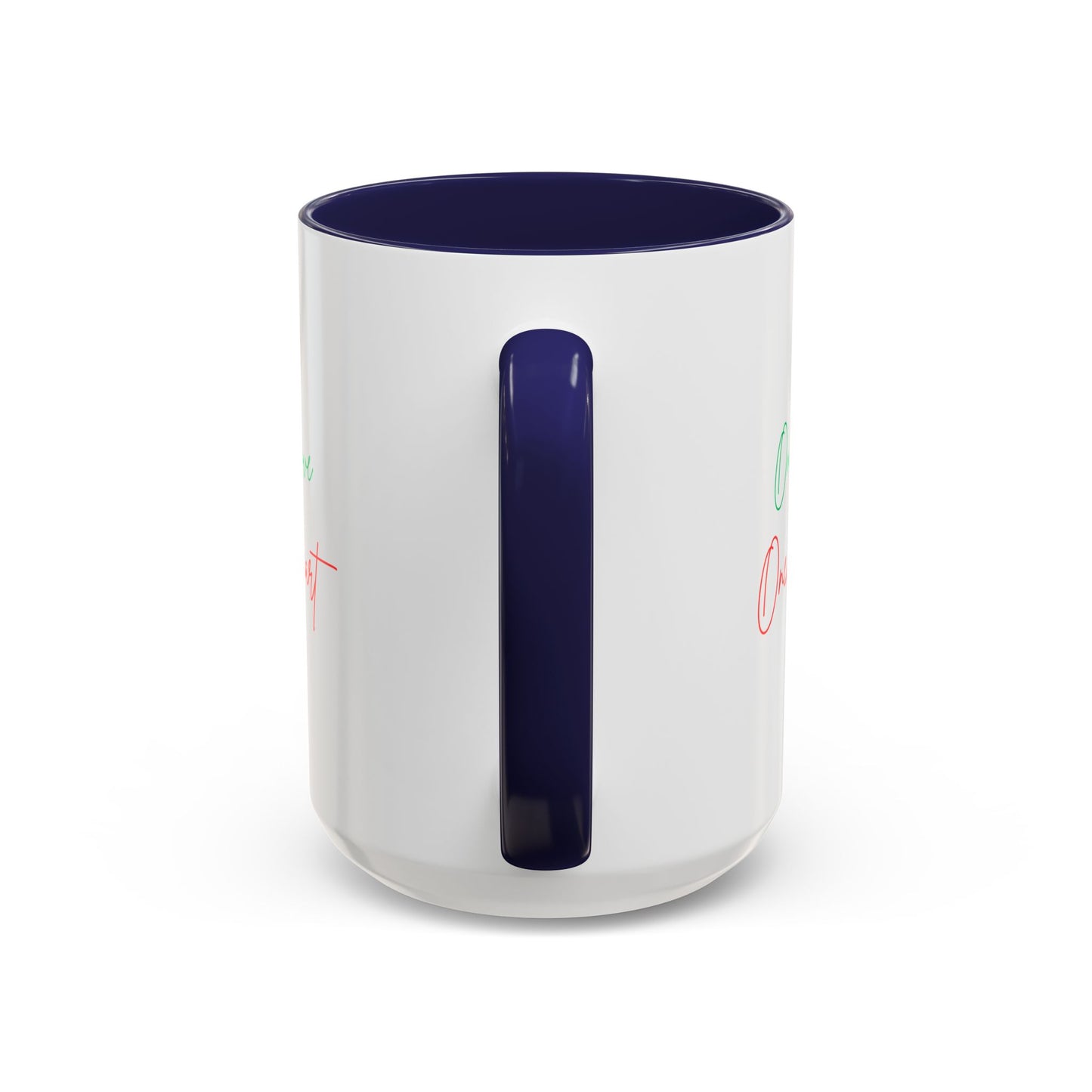 One Love One Heart Accent Coffee Mug — Inspirational Romantic Gift