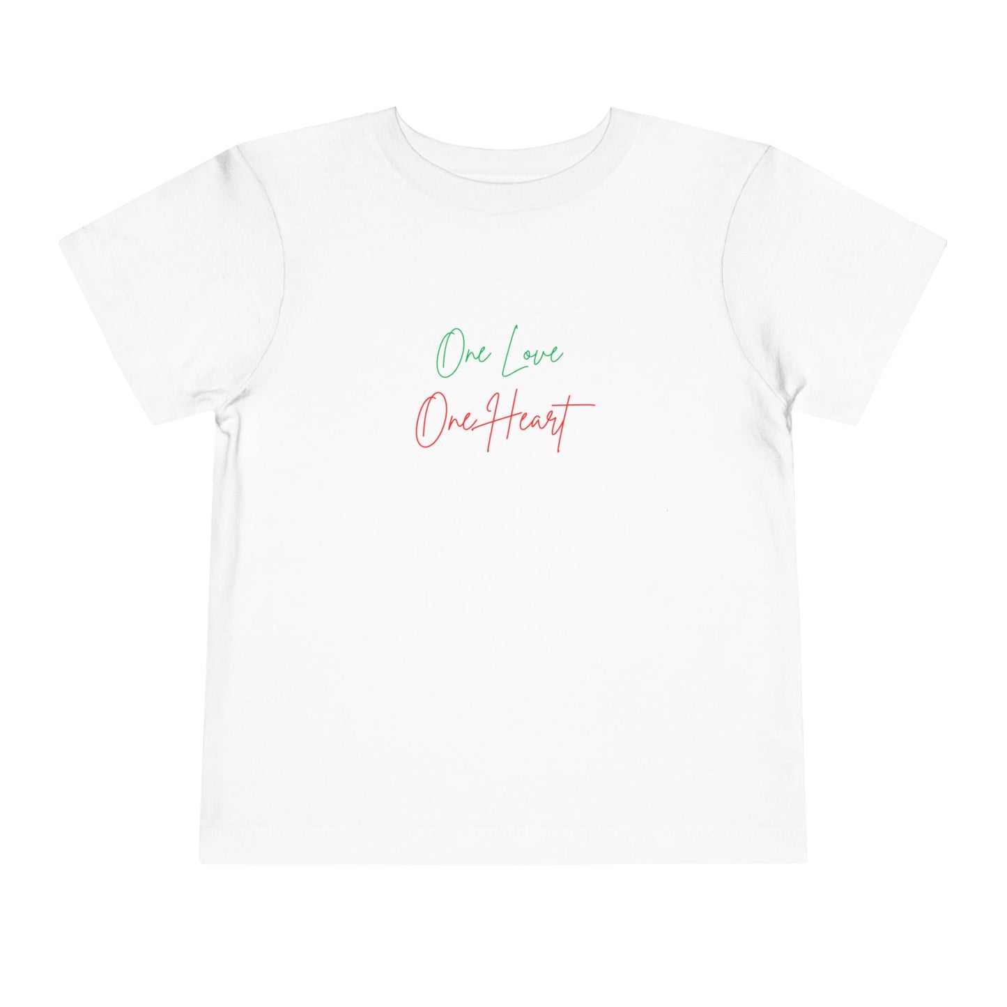 Toddler Tee “One Love One Heart” Kids T-Shirt