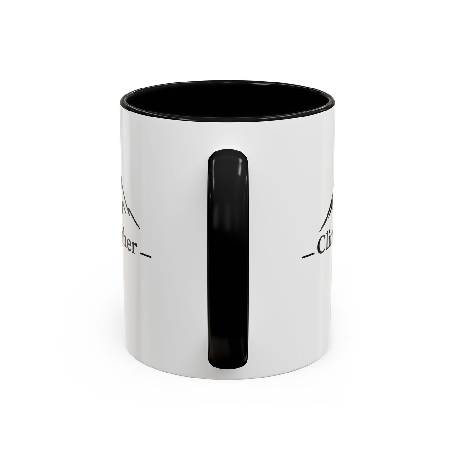 Climb Higher Mountain Coffee Mug — Inspirational Hiking Camper Gift (11/15oz)