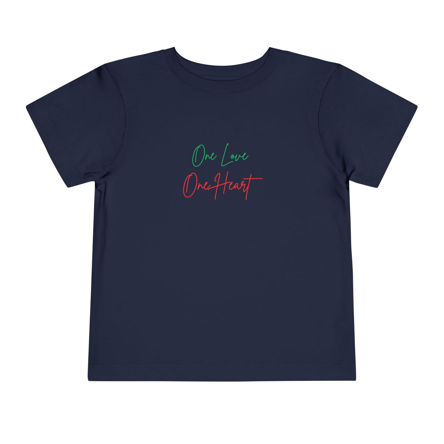 Toddler Tee “One Love One Heart” Kids T-Shirt
