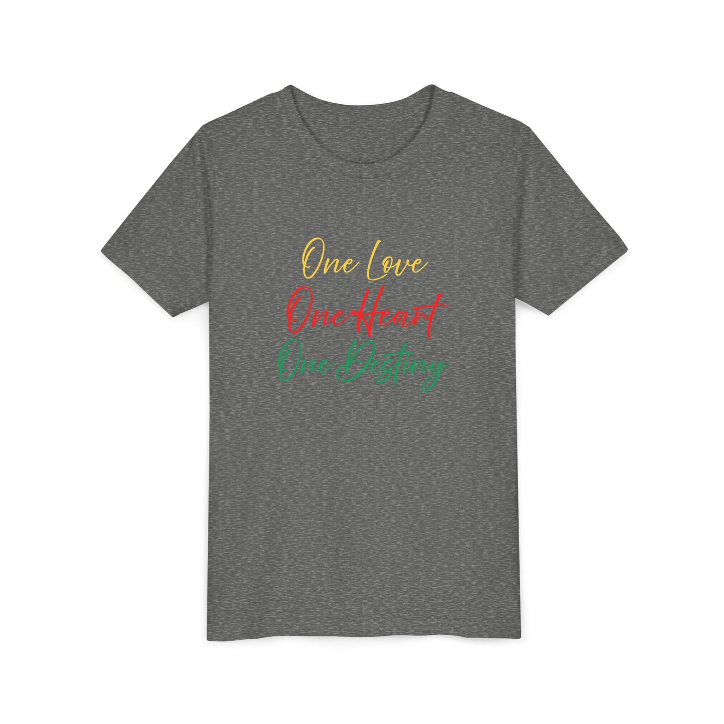 Youth Tee — "One Love One Heart One Destiny"