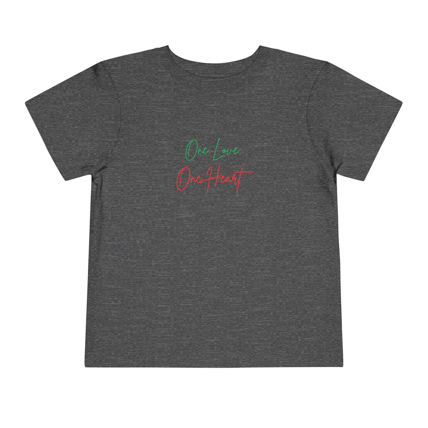 Toddler Tee “One Love One Heart” Kids T-Shirt