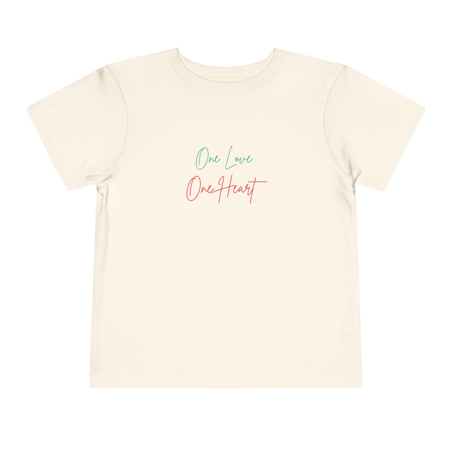 Toddler Tee “One Love One Heart” Kids T-Shirt