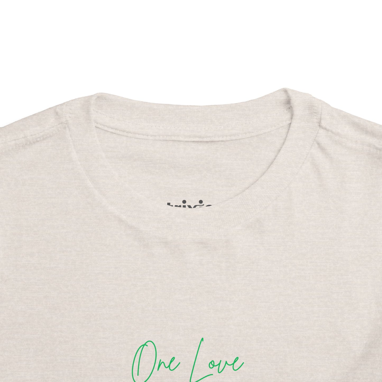 Toddler Tee “One Love One Heart” Kids T-Shirt