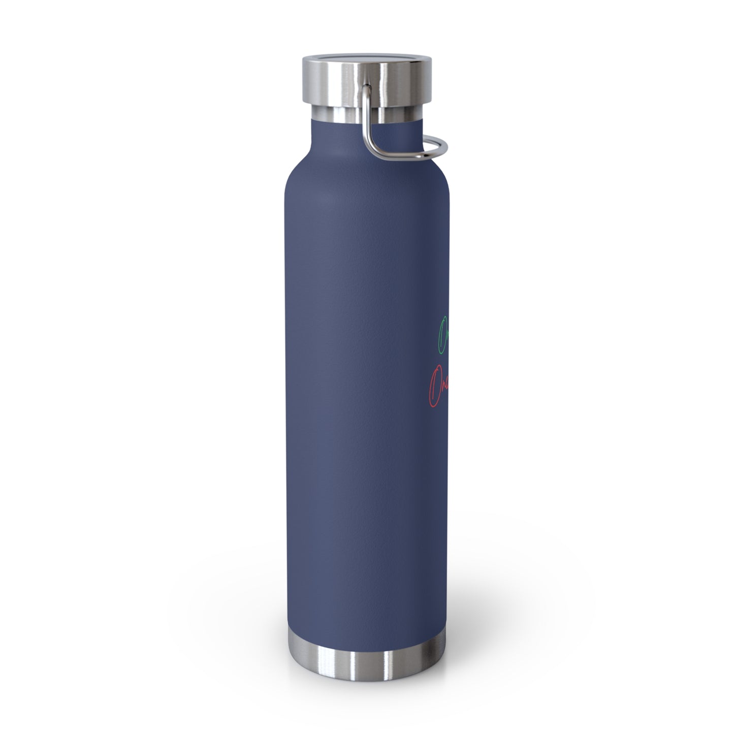 Insulated Water Bottle — "One Love One Heart" Stainless 22oz