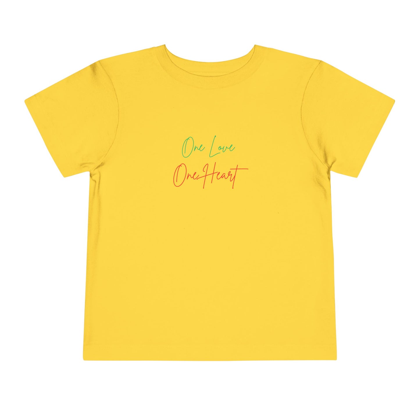 Toddler Tee “One Love One Heart” Kids T-Shirt