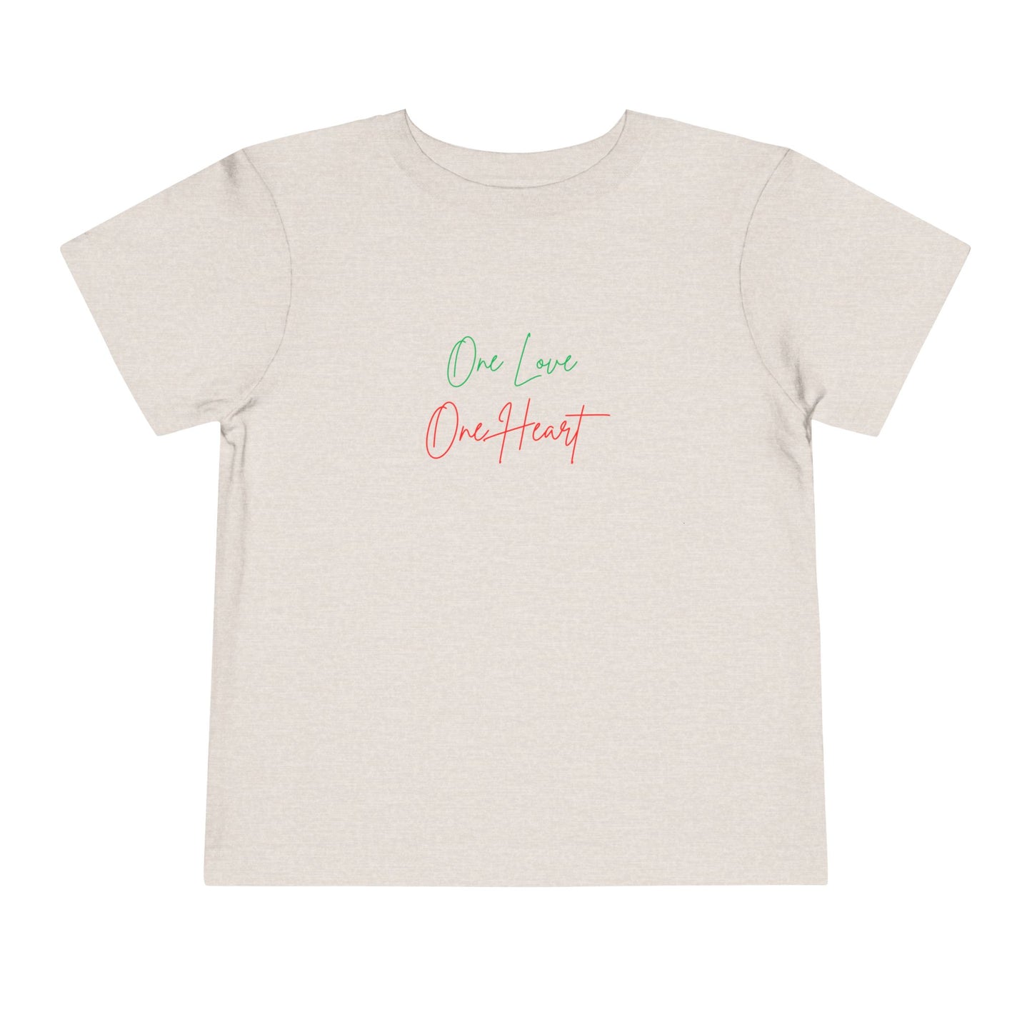 Toddler Tee “One Love One Heart” Kids T-Shirt