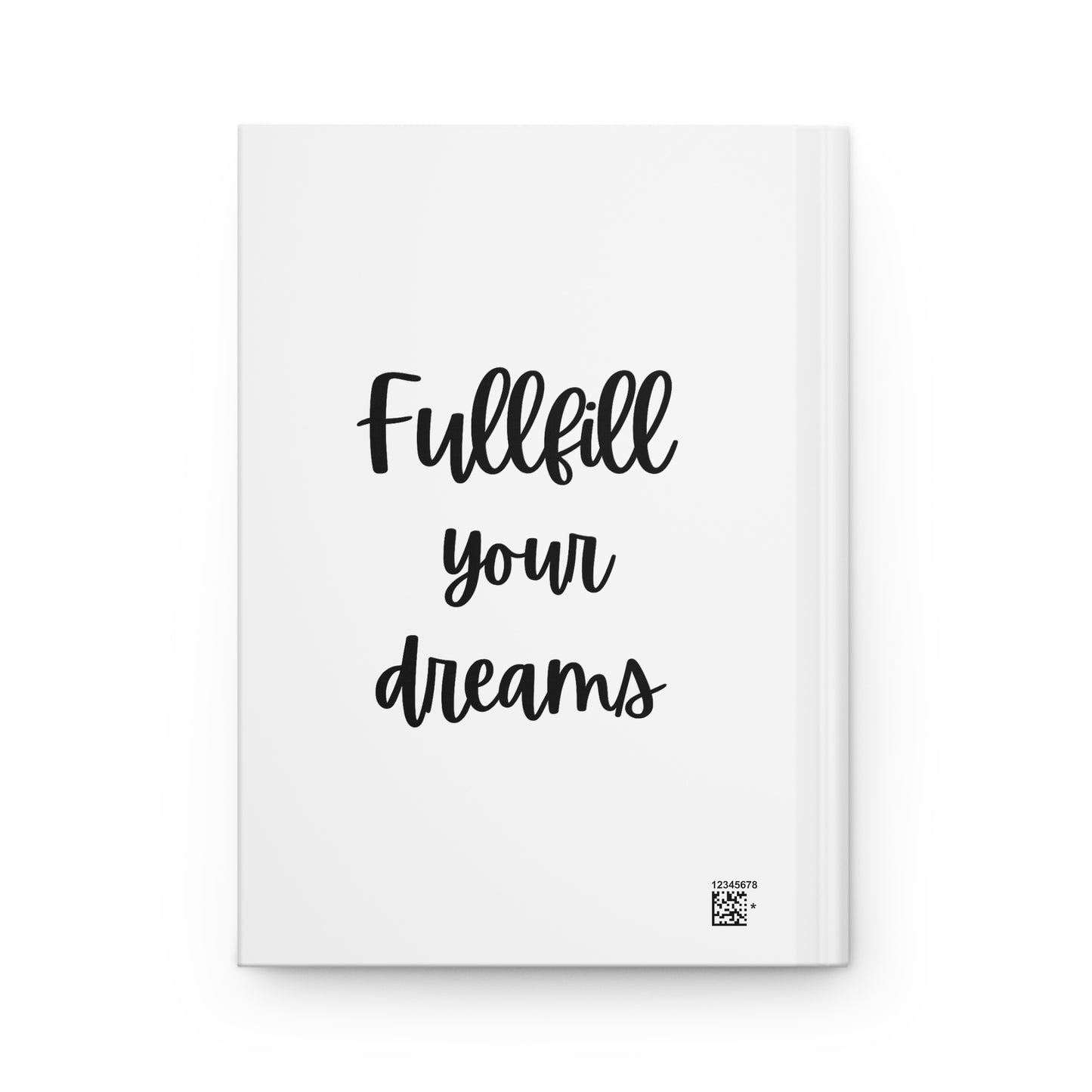 Hardcover Journal — 'Enjoy Life' & 'Fulfill Your Dreams' Inspirational Matte Notebook