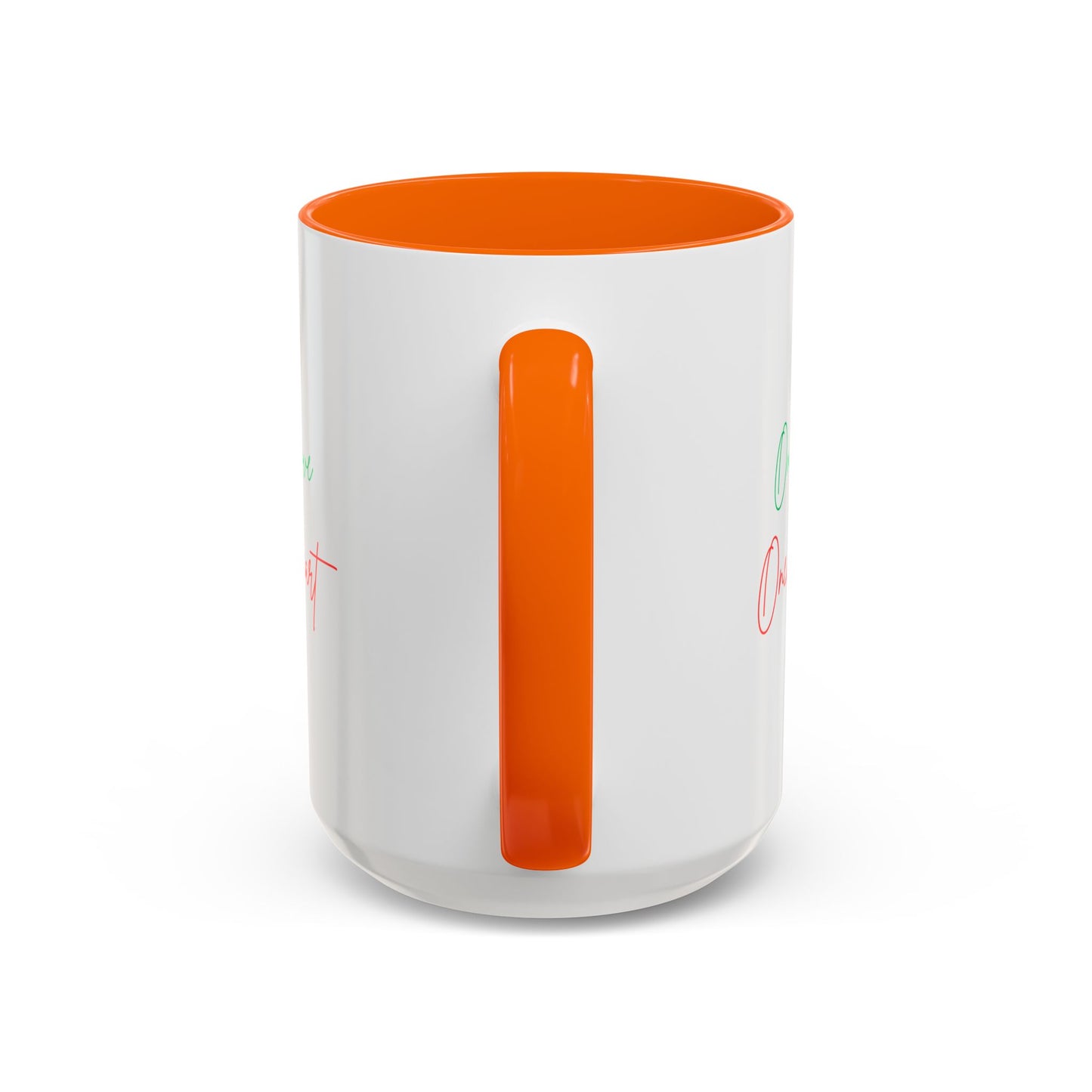 One Love One Heart Accent Coffee Mug — Inspirational Romantic Gift