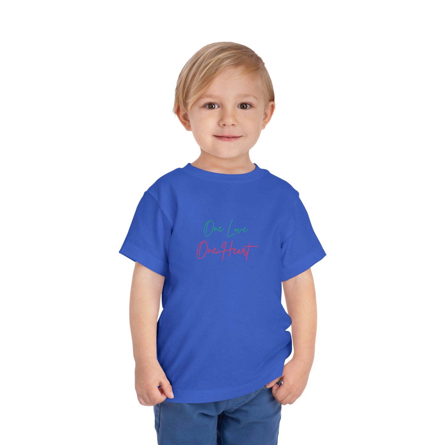 Toddler Tee “One Love One Heart” Kids T-Shirt