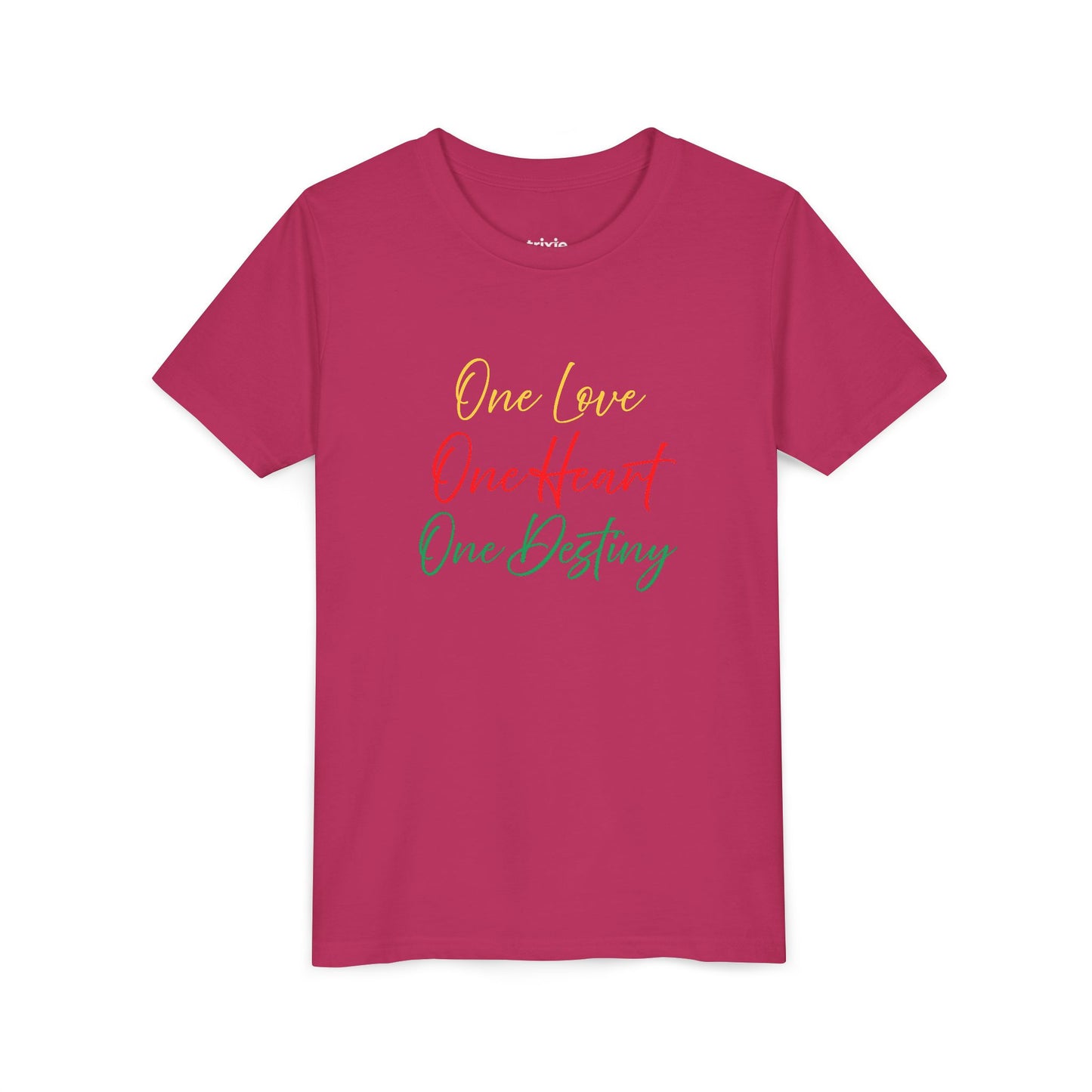 Youth Tee — "One Love One Heart One Destiny"