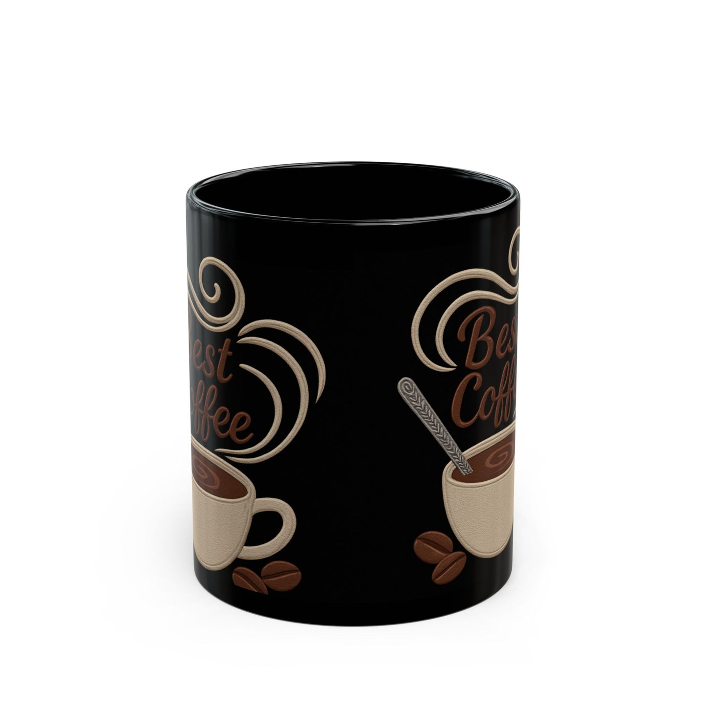 Best Coffee Mug — Black Ceramic Coffee Lover Gift (11oz & 15oz)