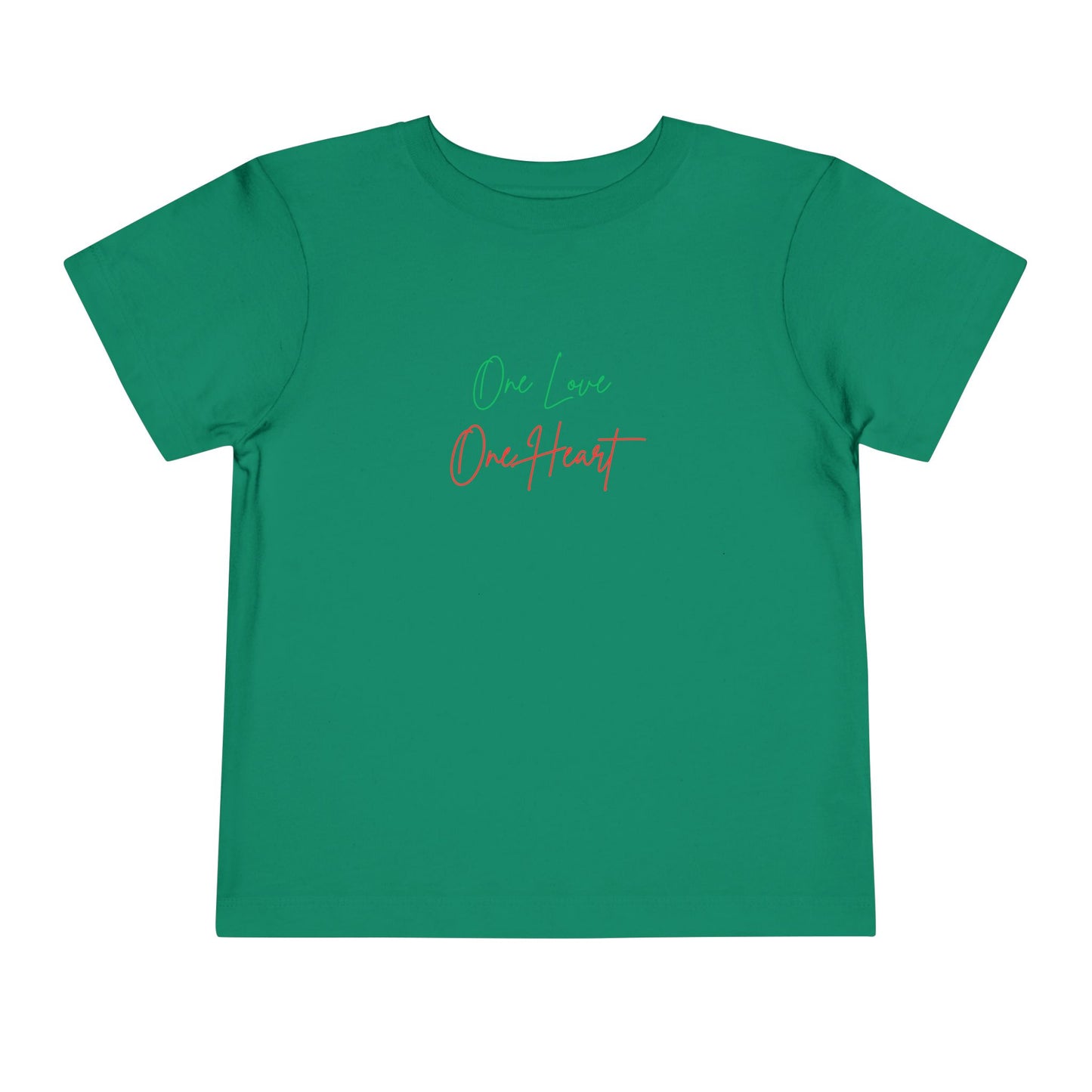 Toddler Tee “One Love One Heart” Kids T-Shirt