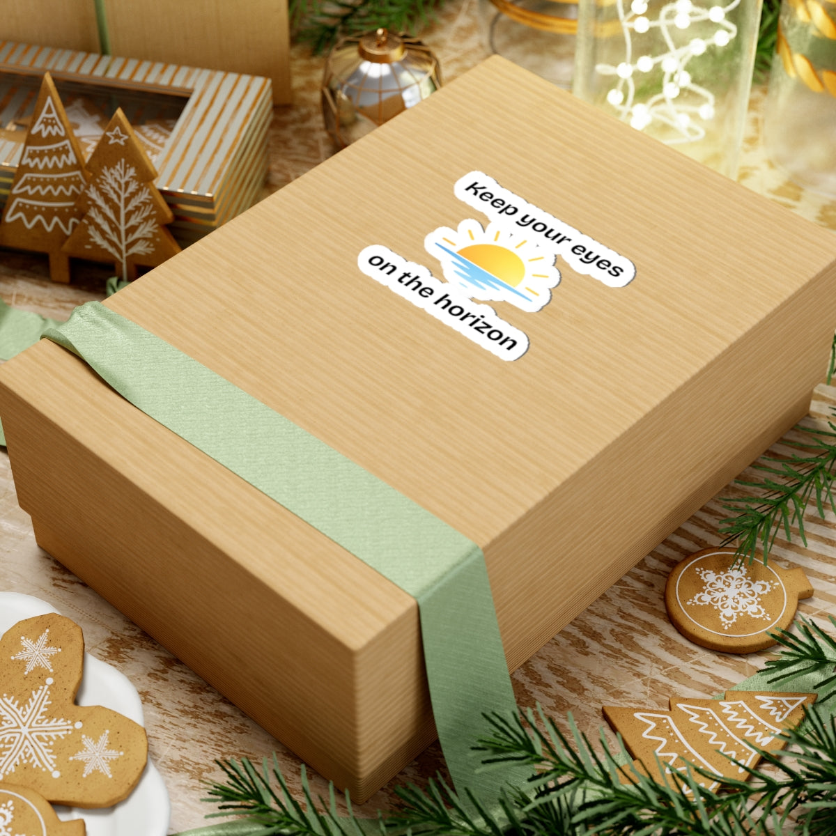 Keep Your Eyes on the Horizon Sticker