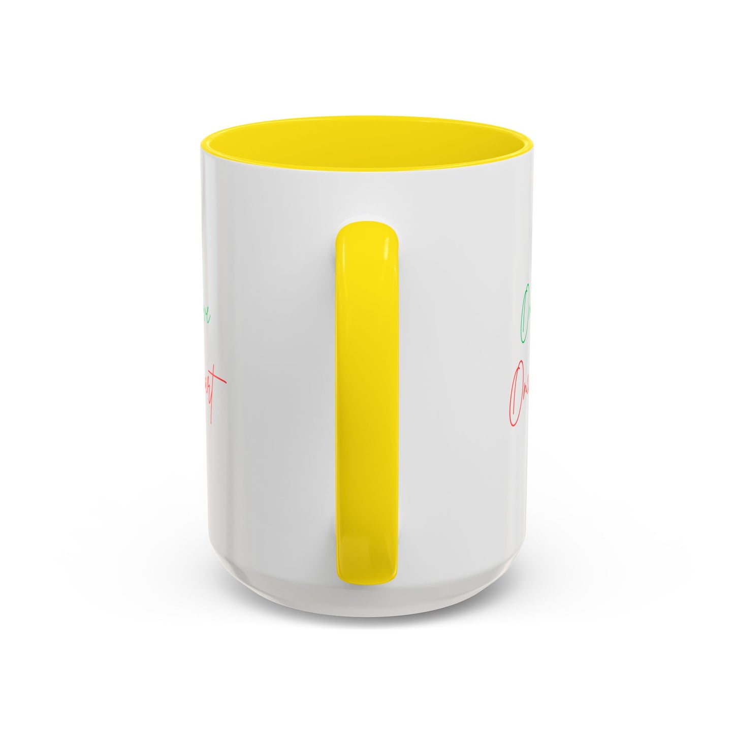 One Love One Heart Accent Coffee Mug — Inspirational Romantic Gift