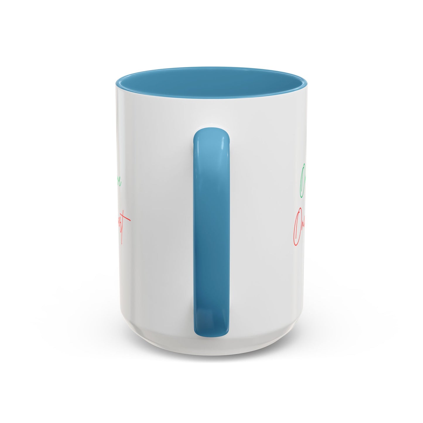 One Love One Heart Accent Coffee Mug — Inspirational Romantic Gift