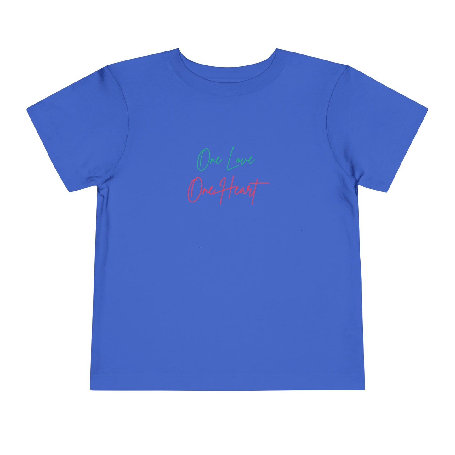 Toddler Tee “One Love One Heart” Kids T-Shirt