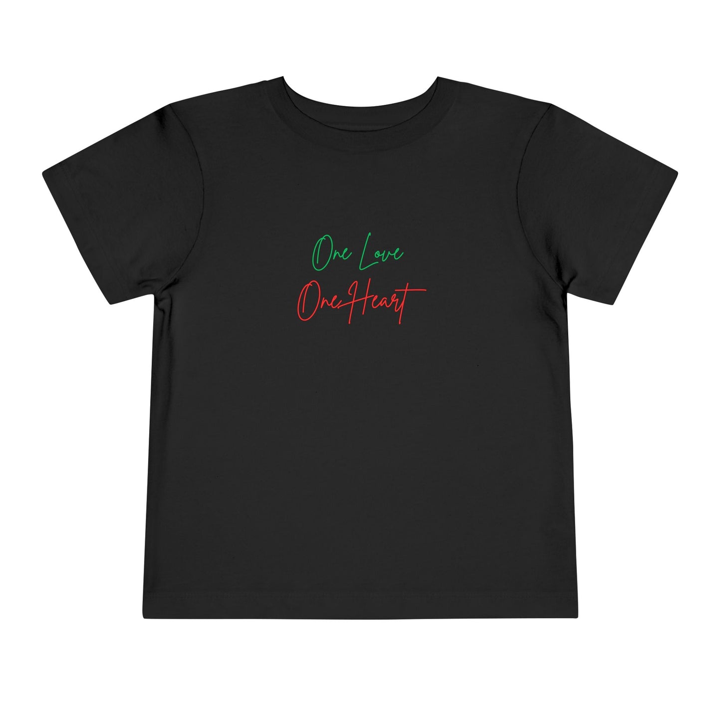 Toddler Tee “One Love One Heart” Kids T-Shirt