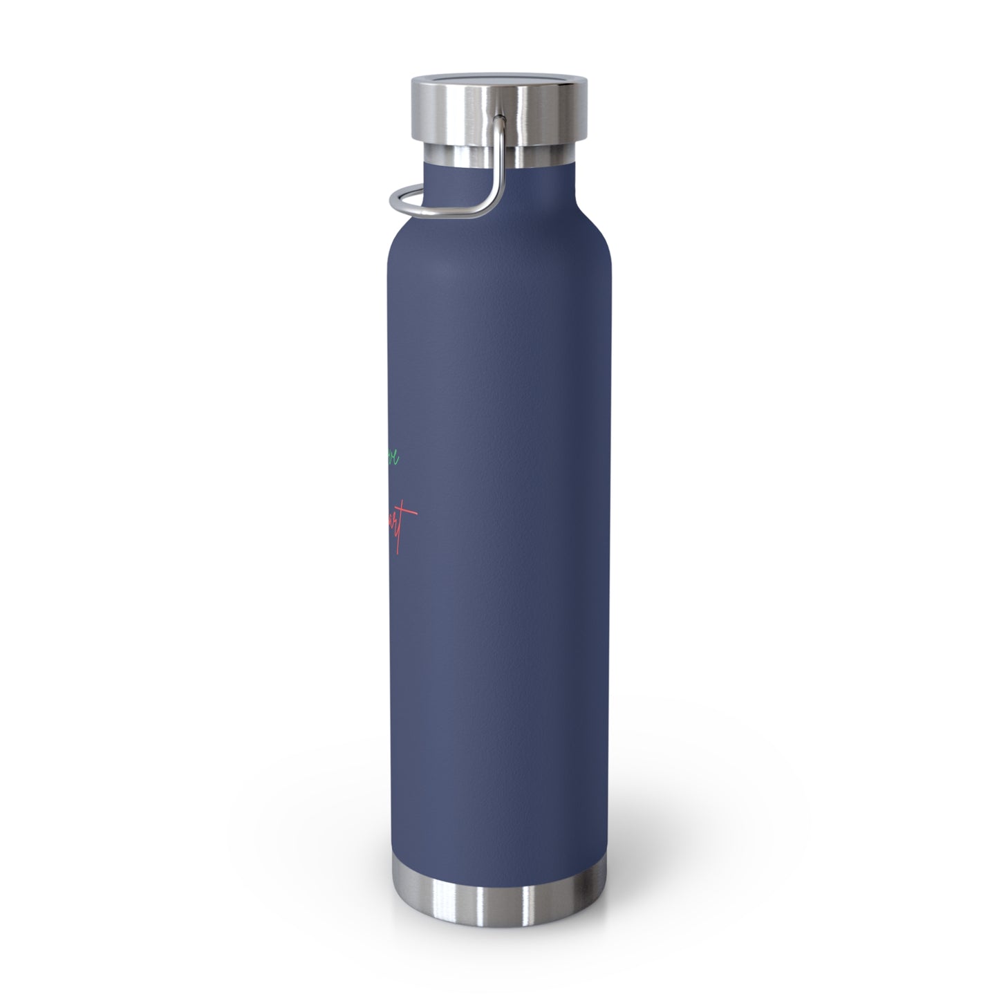 Insulated Water Bottle — "One Love One Heart" Stainless 22oz
