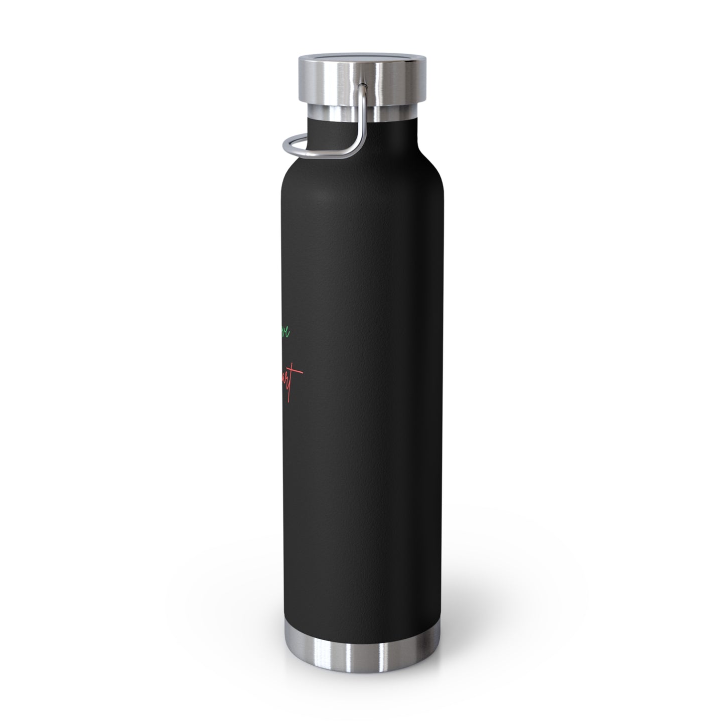 Insulated Water Bottle — "One Love One Heart" Stainless 22oz