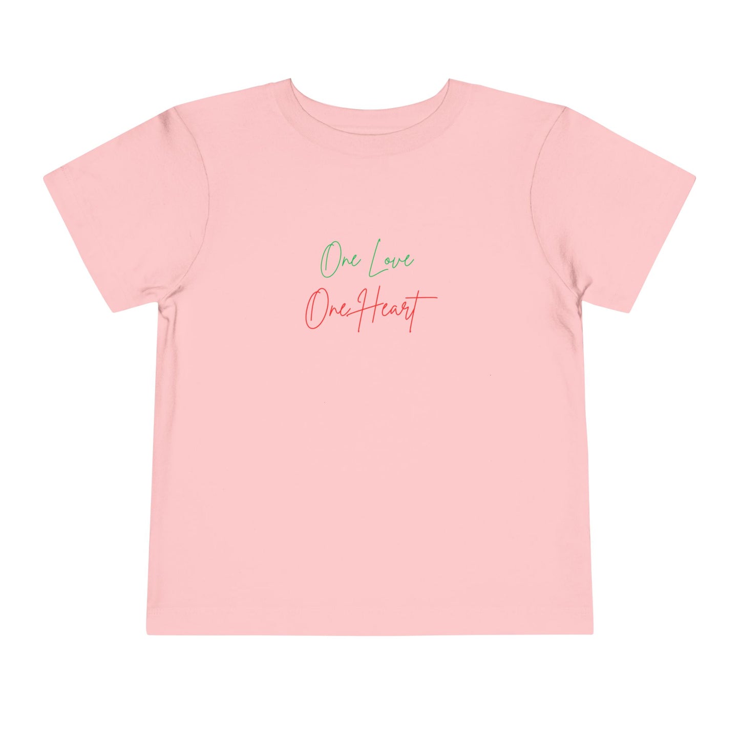 Toddler Tee “One Love One Heart” Kids T-Shirt