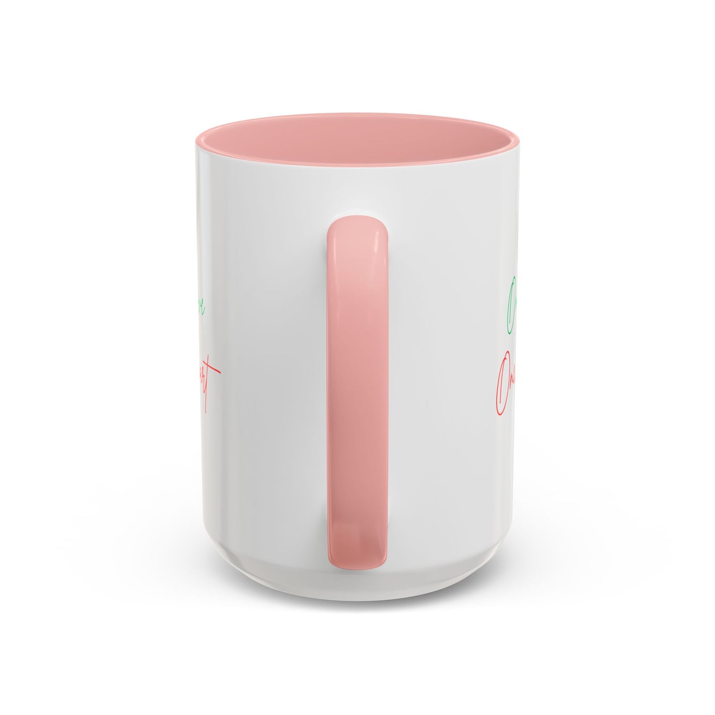 One Love One Heart Accent Coffee Mug — Inspirational Romantic Gift