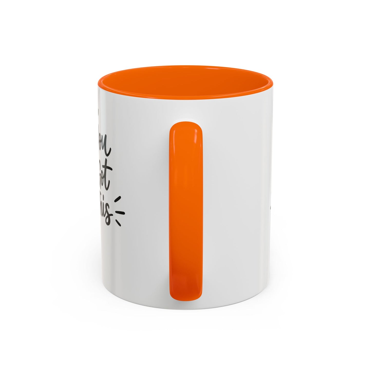 You Got This Accent Coffee Mug — Motivational Black-Accent Ceramic Mug (11/15 oz)