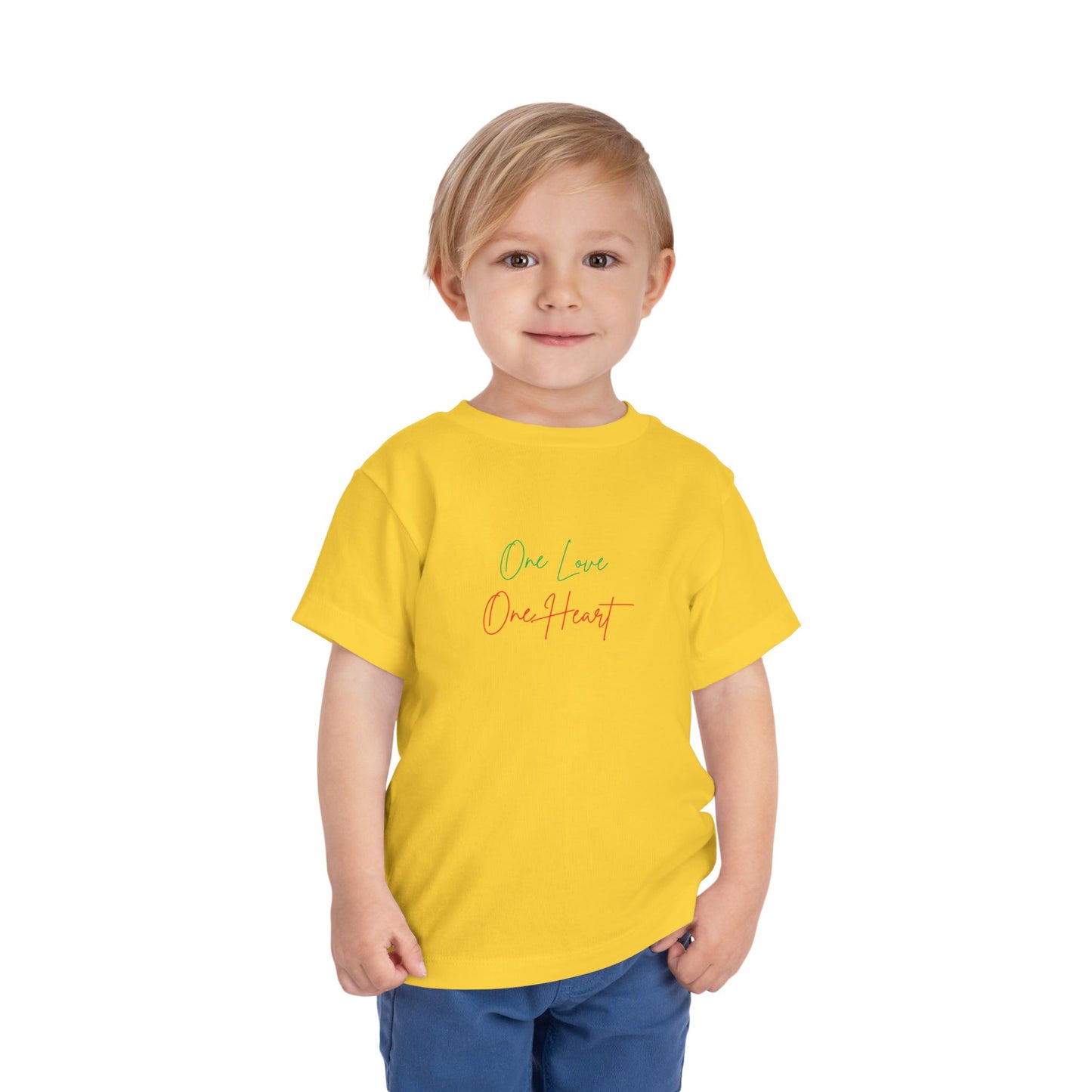 Toddler Tee “One Love One Heart” Kids T-Shirt